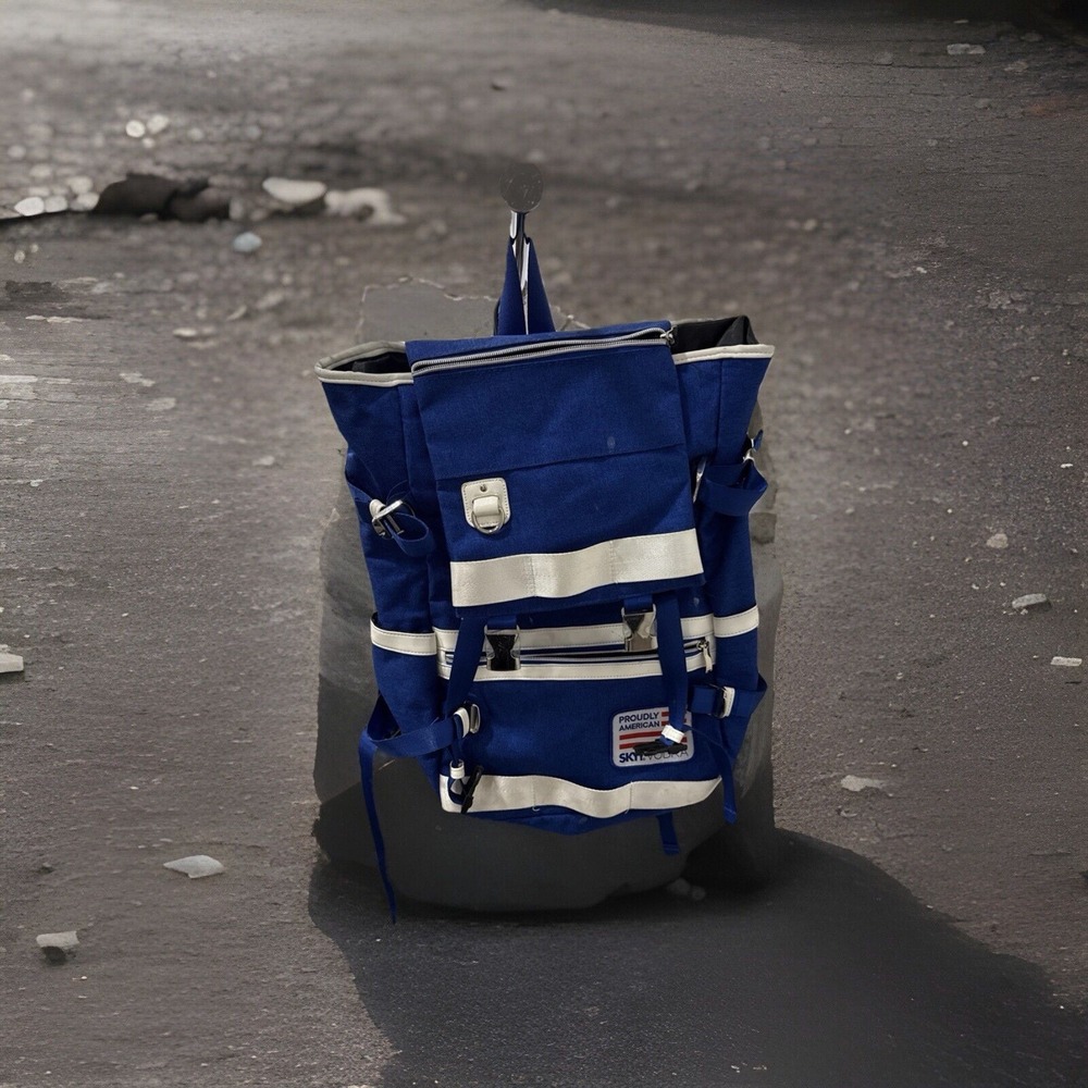 Skyy Vodka promo canvas backpack tote bag